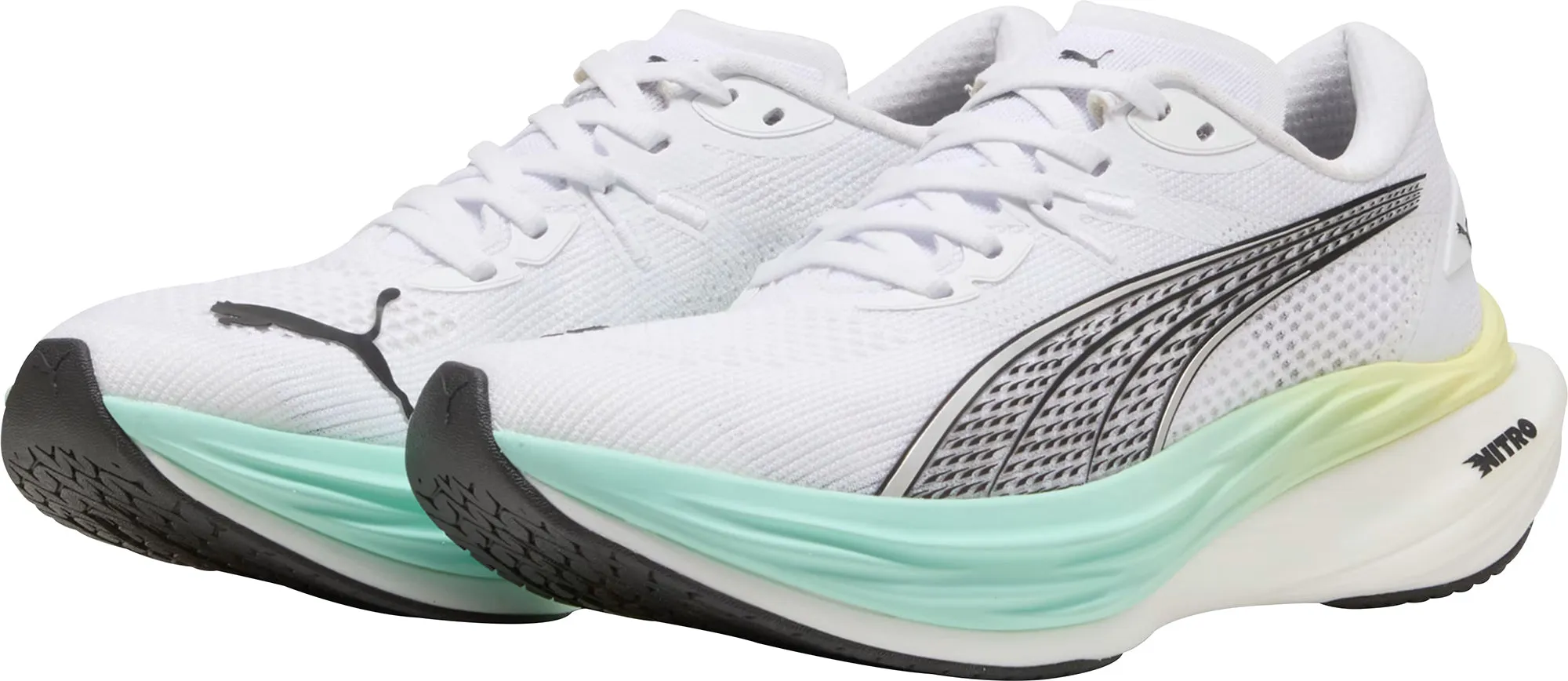 Puma Deviate Nitro 3 Womens Running Shoes - White Freedom Move