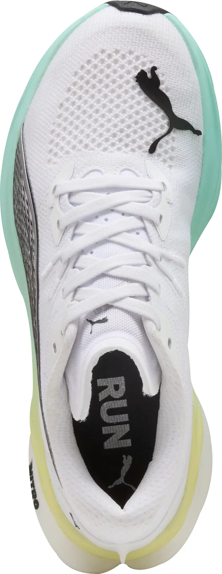 Shock-absorbent Trendy sneakers Puma Deviate Nitro 3 Womens Running Shoes - White