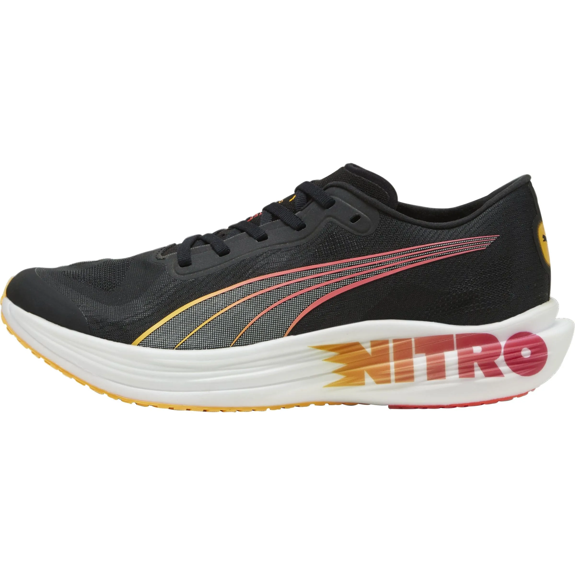Bounce Sole Stylish performance Puma Deviate Nitro Elite 2 Mens Running Shoes - Black