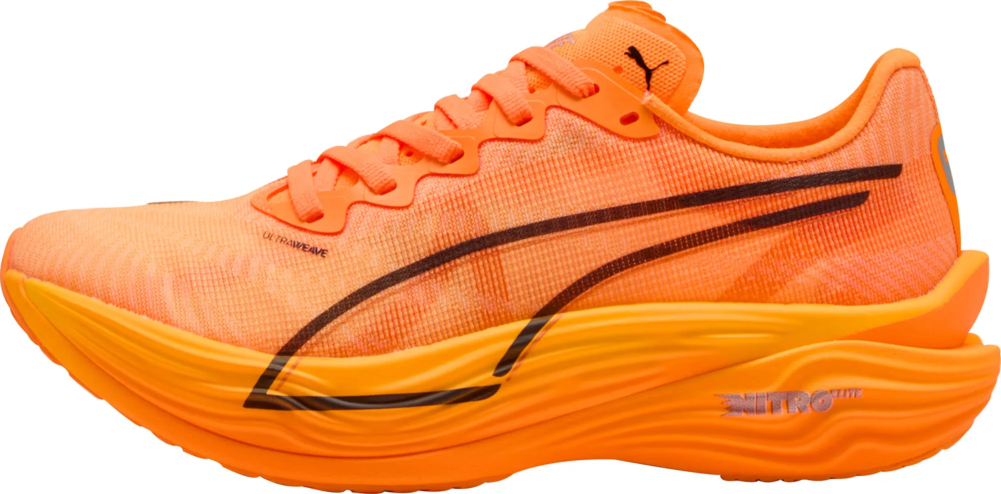 Eco Materials Walk Flow Puma Deviate Nitro Elite 3 Womens Running Shoes - Orange