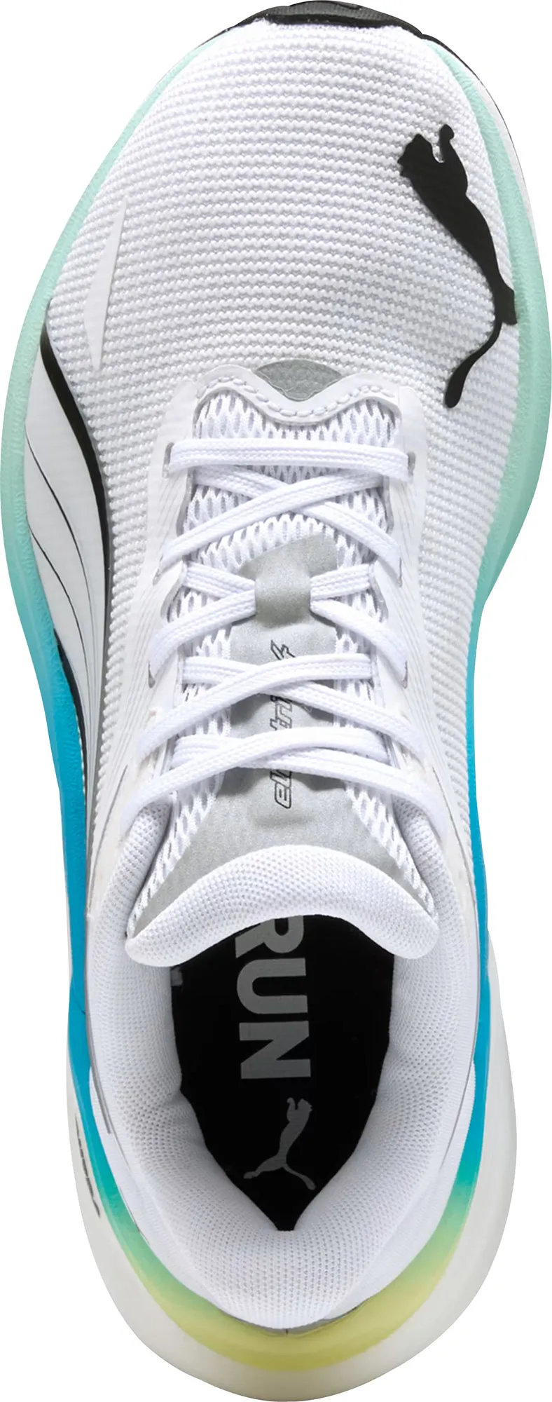 Puma Electrify Nitro 4 Junior Running Shoes - White Heel Stabilizer