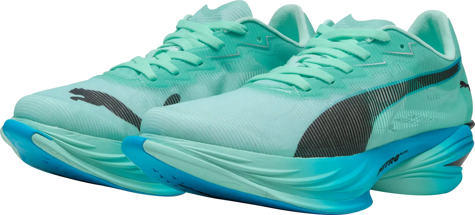 Puma Fast-R Nitro Elite 3 Womens Running Shoes - Green Tensile Strength