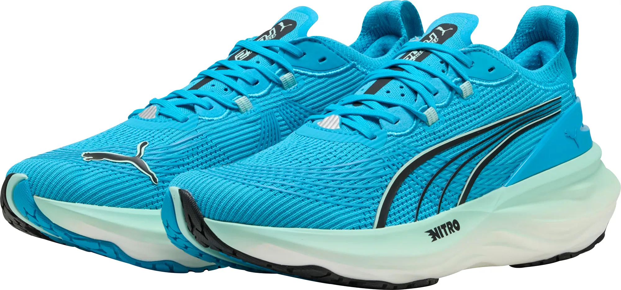Puma ForeverRun Nitro 2 Mens Running Shoes - Blue Sporty Design