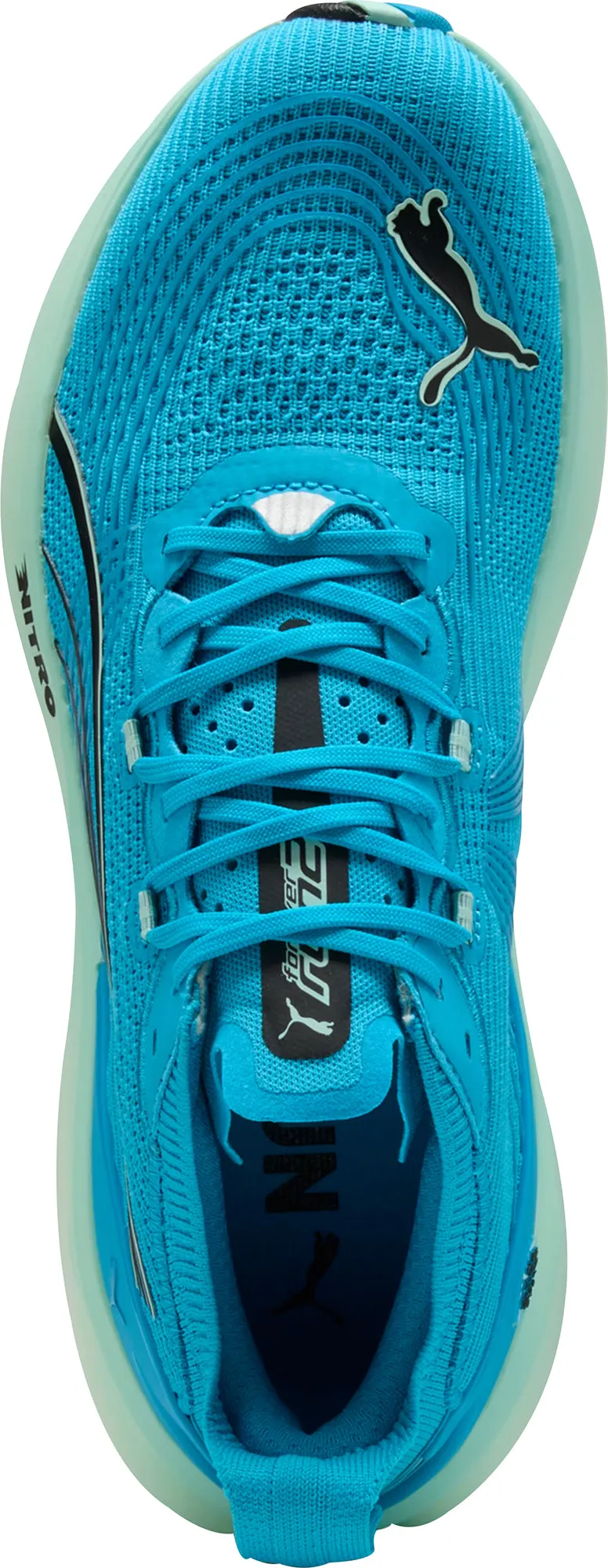 Abrasion Resistant Construction Puma ForeverRun Nitro 2 Mens Running Shoes - Blue