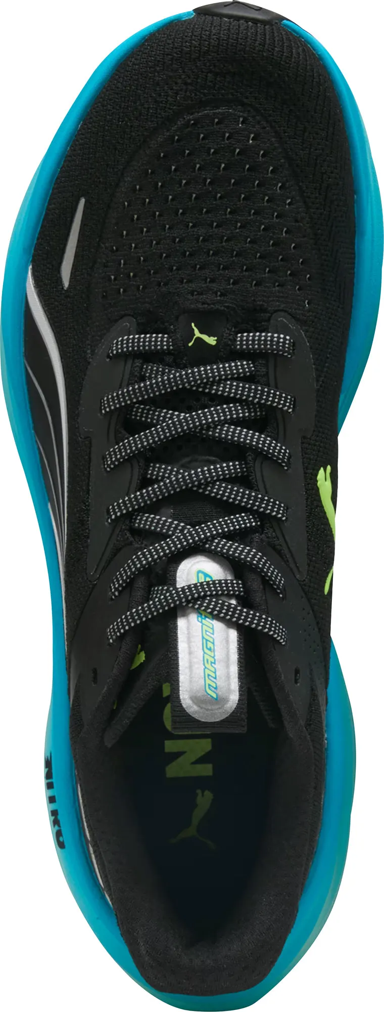 Puma Magnify Nitro 3 Mens Running Shoes - Black High Traction Tread