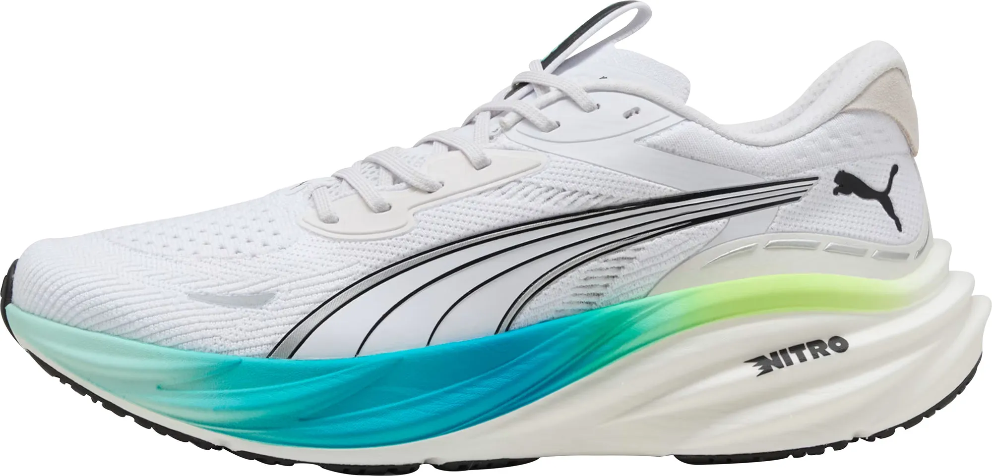 Puma Magnify Nitro 3 Mens Running Shoes - White Breathable lining fabric