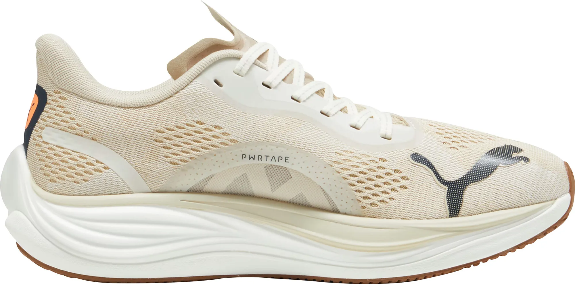 PaddedTongue Puma Velocity Nitro 3 Mens Running Shoes - Cream