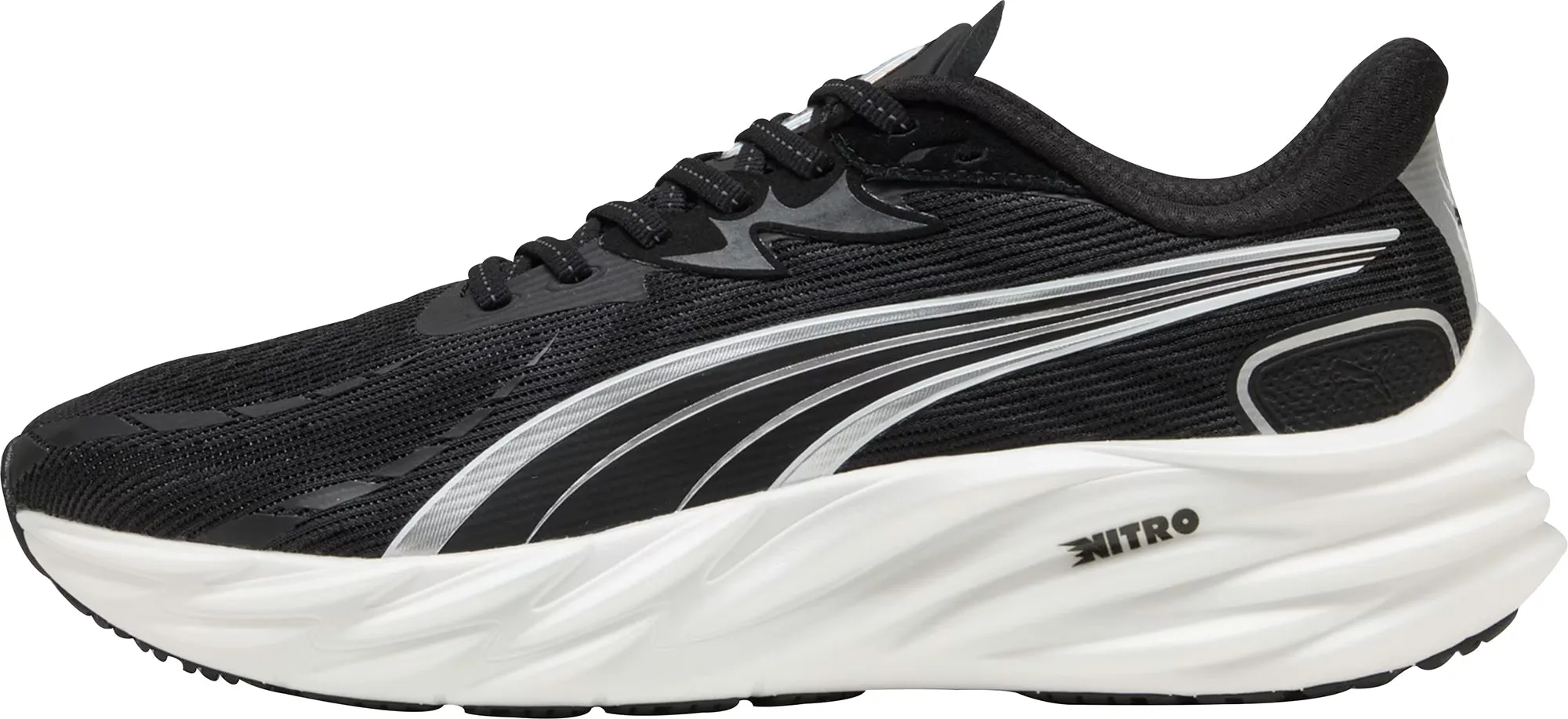 Puma Velocity Nitro 4 Mens Running Shoes - Black Luxurious lining