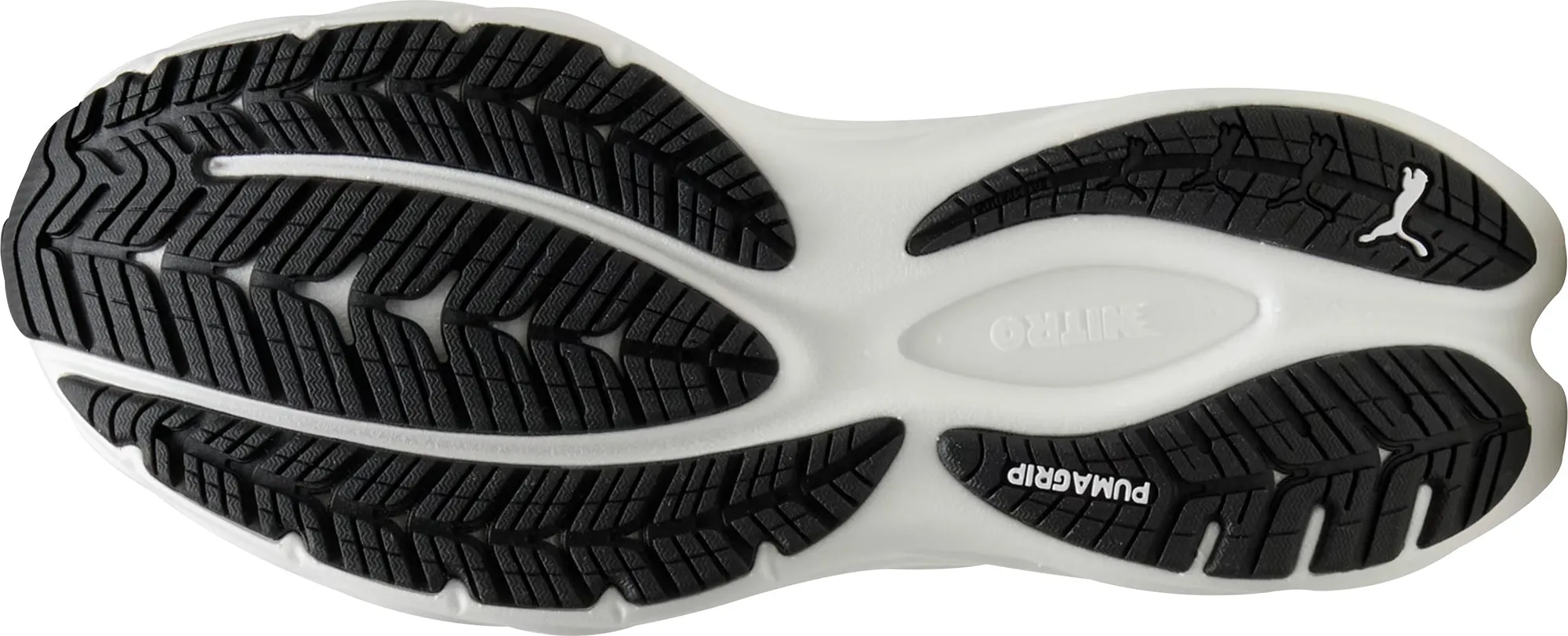 Slip Assist Structured Feel Puma Velocity Nitro 4 Womens Running Shoes - Black