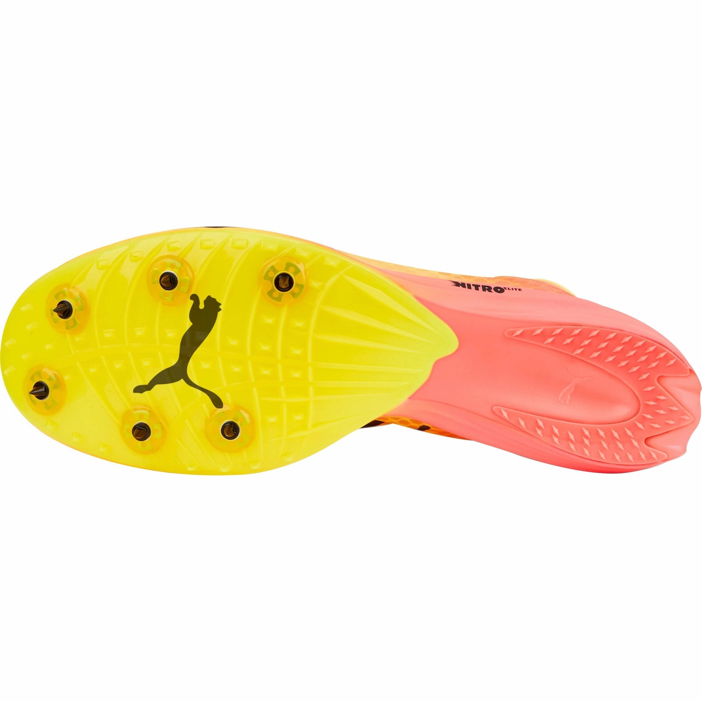 Puma evoSpeed Distance Nitro Elite   2 Running Spikes - Orange Explosive Start Player Gear