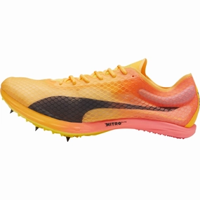Dynamic Grip Tactical Grip Puma evoSpeed Distance Nitro Elite   4 Running Spikes - Orange