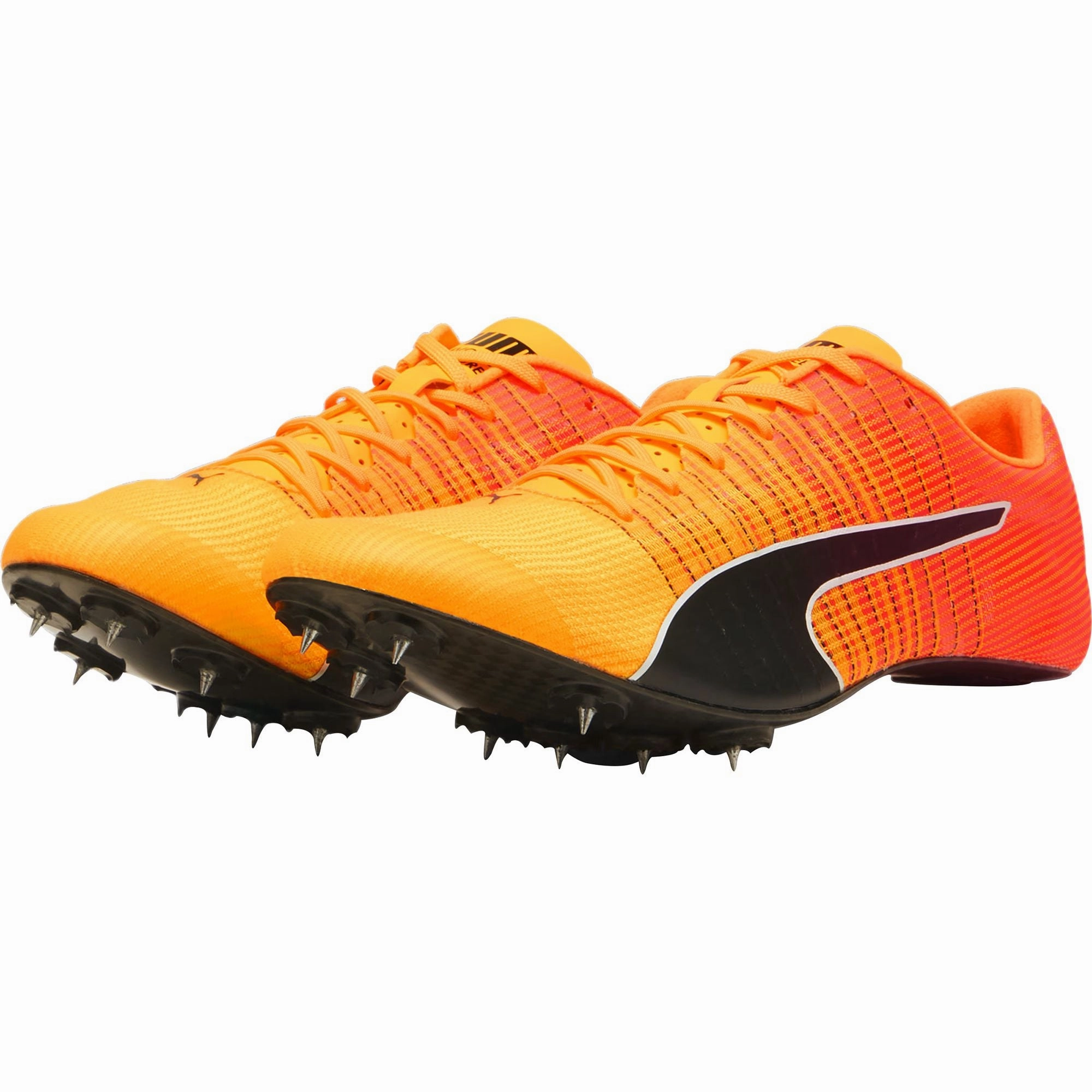 Puma evoSpeed Future Faster   4 Running Spikes - Orange Advanced Performance Stretch Collar
