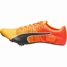 Flexible Design Ground Support Puma evoSpeed Future Faster   4 Running Spikes - Orange
