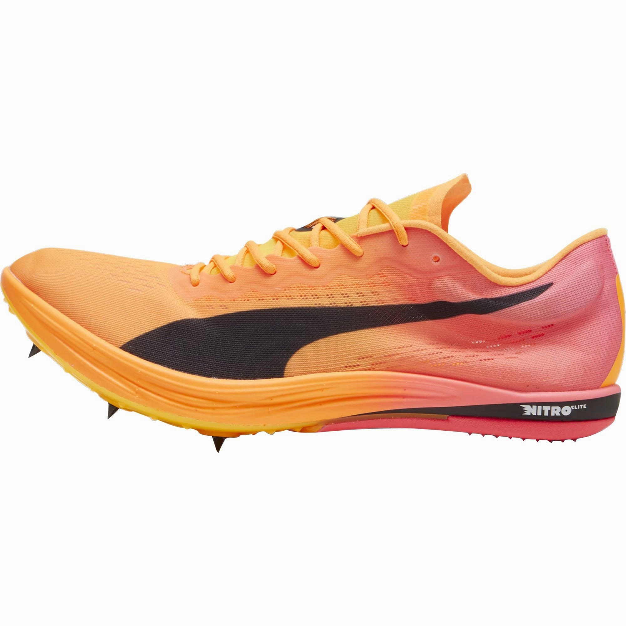 Puma evoSpeed Long Distance Nitro Elite 2 Running Spikes - Orange Durable Build