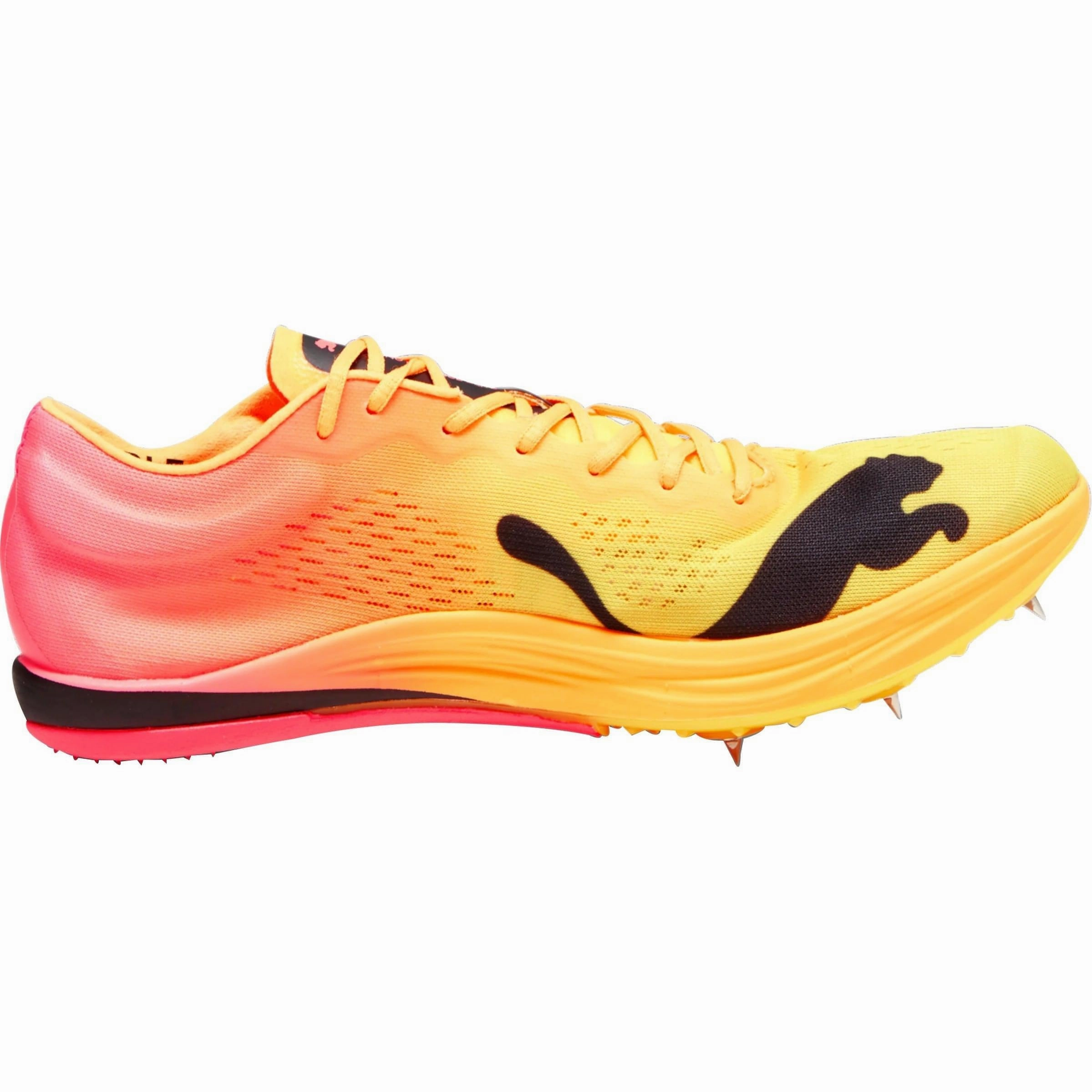 Upper Mesh Ankle Lock Puma evoSpeed Nitro Elite  Long Distance Running Spikes - Orange