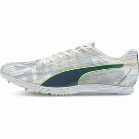 Puma evoSpeed SP Middle Distance Running Spikes - White Field Grip