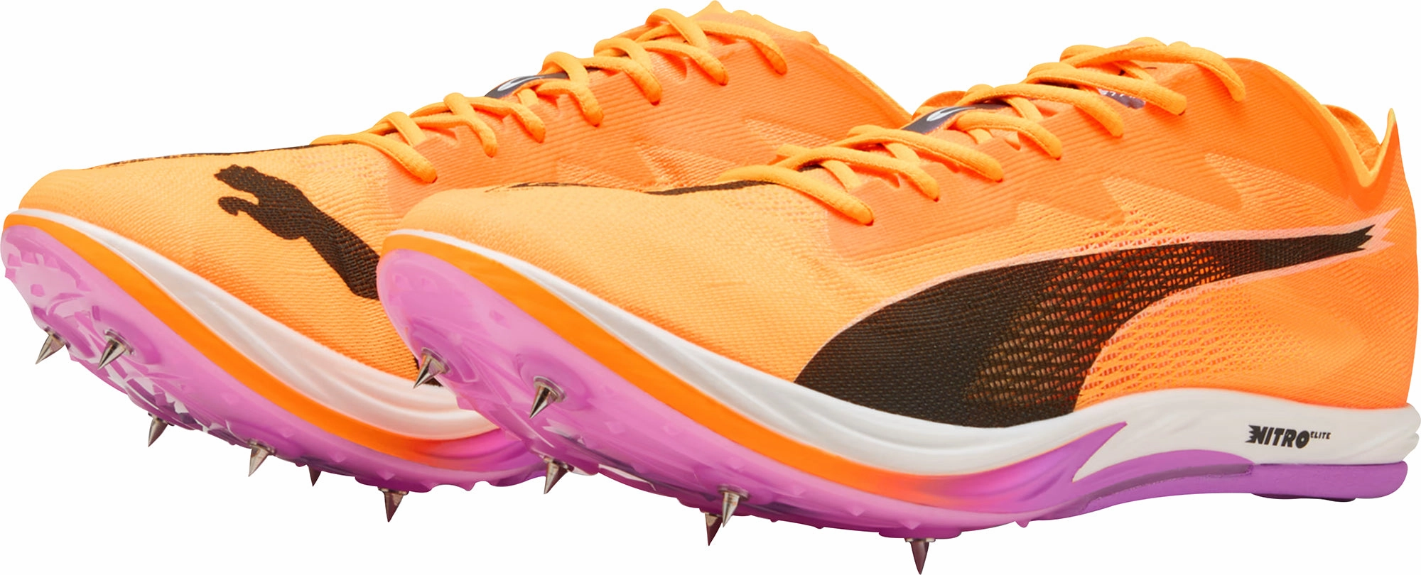 Balanced Performance Puma Nitro Elite 3 Long Distance Running Spikes - Orange