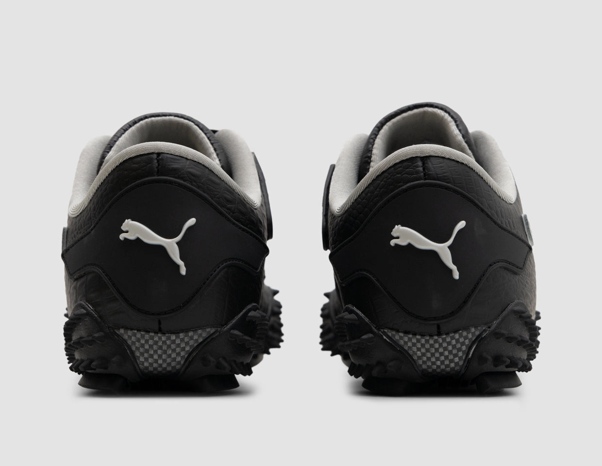 Waffle Outsole Hiking Path PUMA x A$AP ROCKY Mostro OG Black / Silver