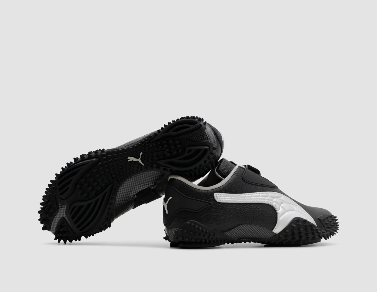 Reinforced Heel Counter Hyperelastic Foam Layers PUMA x A$AP ROCKY Mostro OG Black / Silver