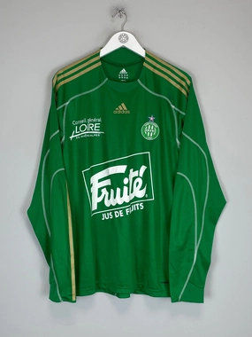 2009/10 ST ETIENNE *PLAYER ISSUE* L/S HOME SHIRT (XL) ADIDAS Reflective accents Bold Vibe