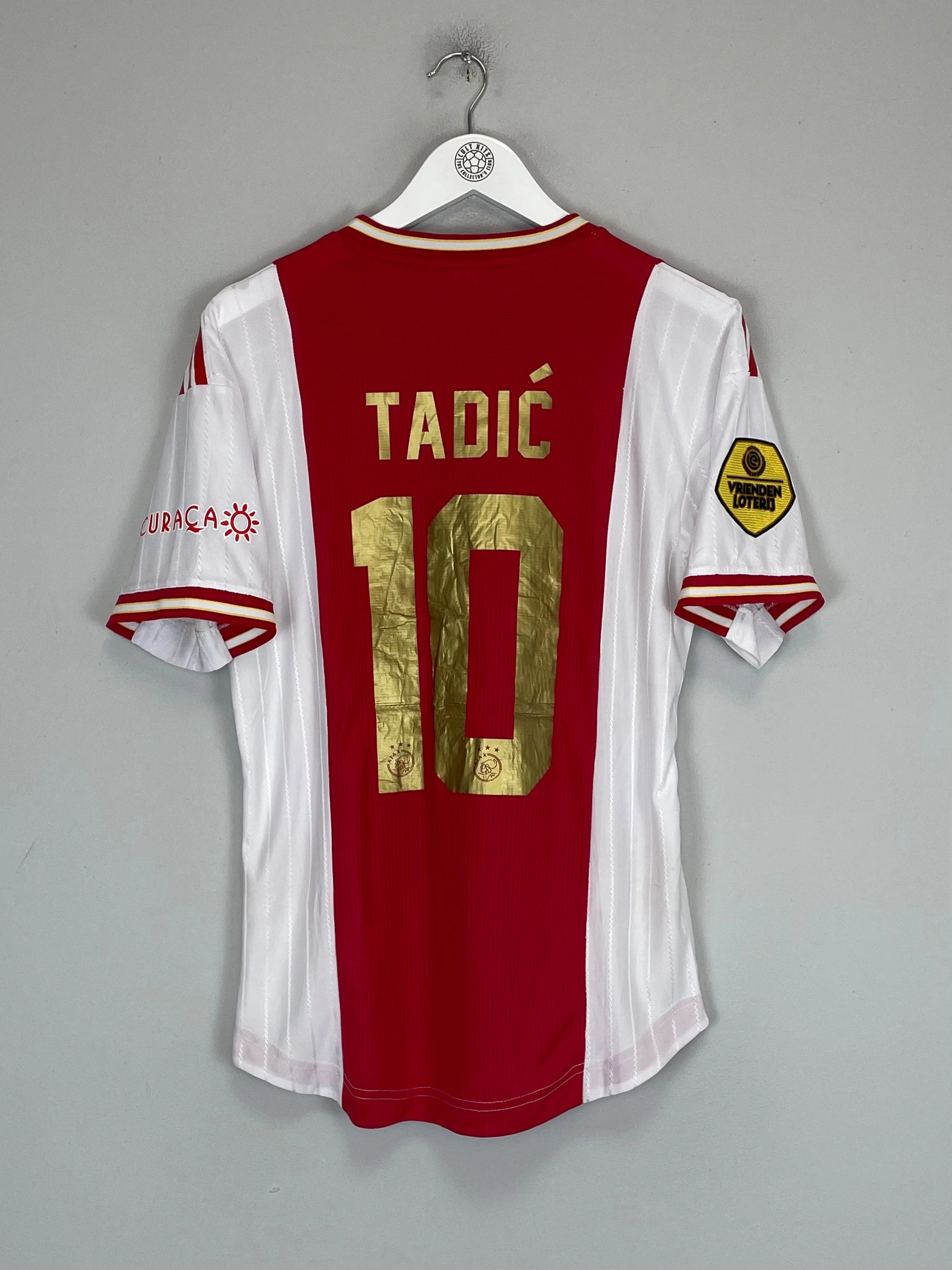 2022/23 AJAX TADIC #10 *PLAYER ISSUE* HOME SHIRT (M) ADIDAS Form Fitting