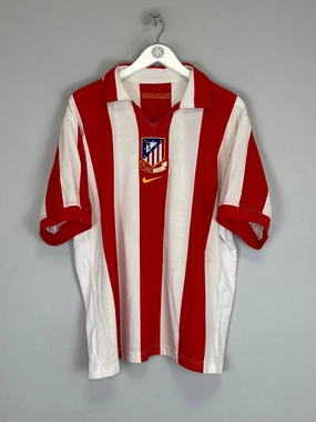 Responsive Gear Tagless Labeling 2003/04 ATLETICO MADRID LUIS GARCIA #21 HOME SHIRT (XL) NIKE