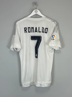 Warm Up 2015/16 REAL MADRID RONALDO #7 HOME SHIRT (L) ADIDAS