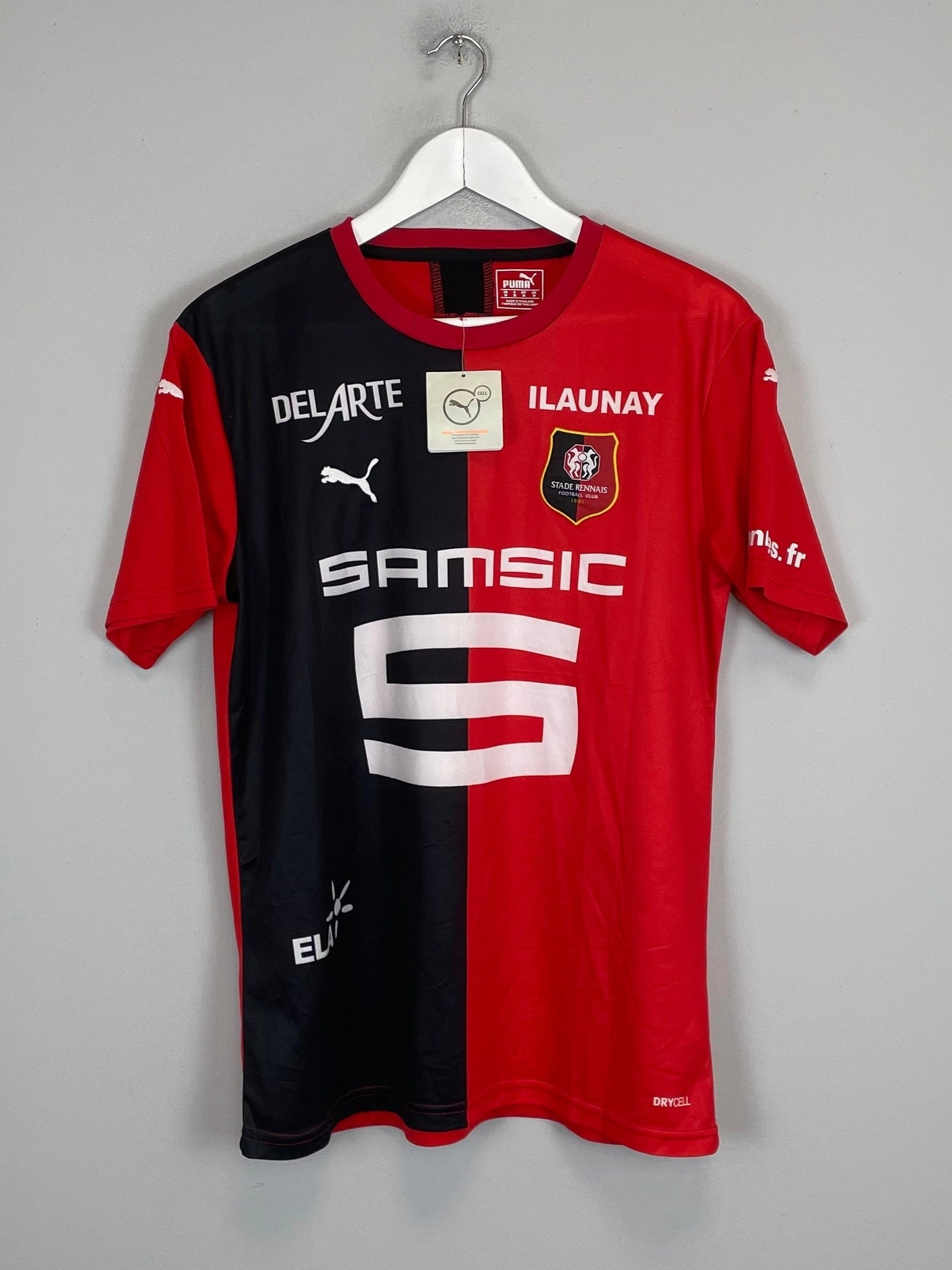 2019/20 STADE RENNES ANDRE #21 *BNWT* HOME SHIRT (M) PUMA Rolling Storage Pocket