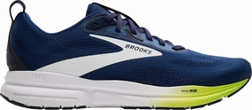 Pace Balance Brooks Trace 4 Mens Running Shoes - Blue