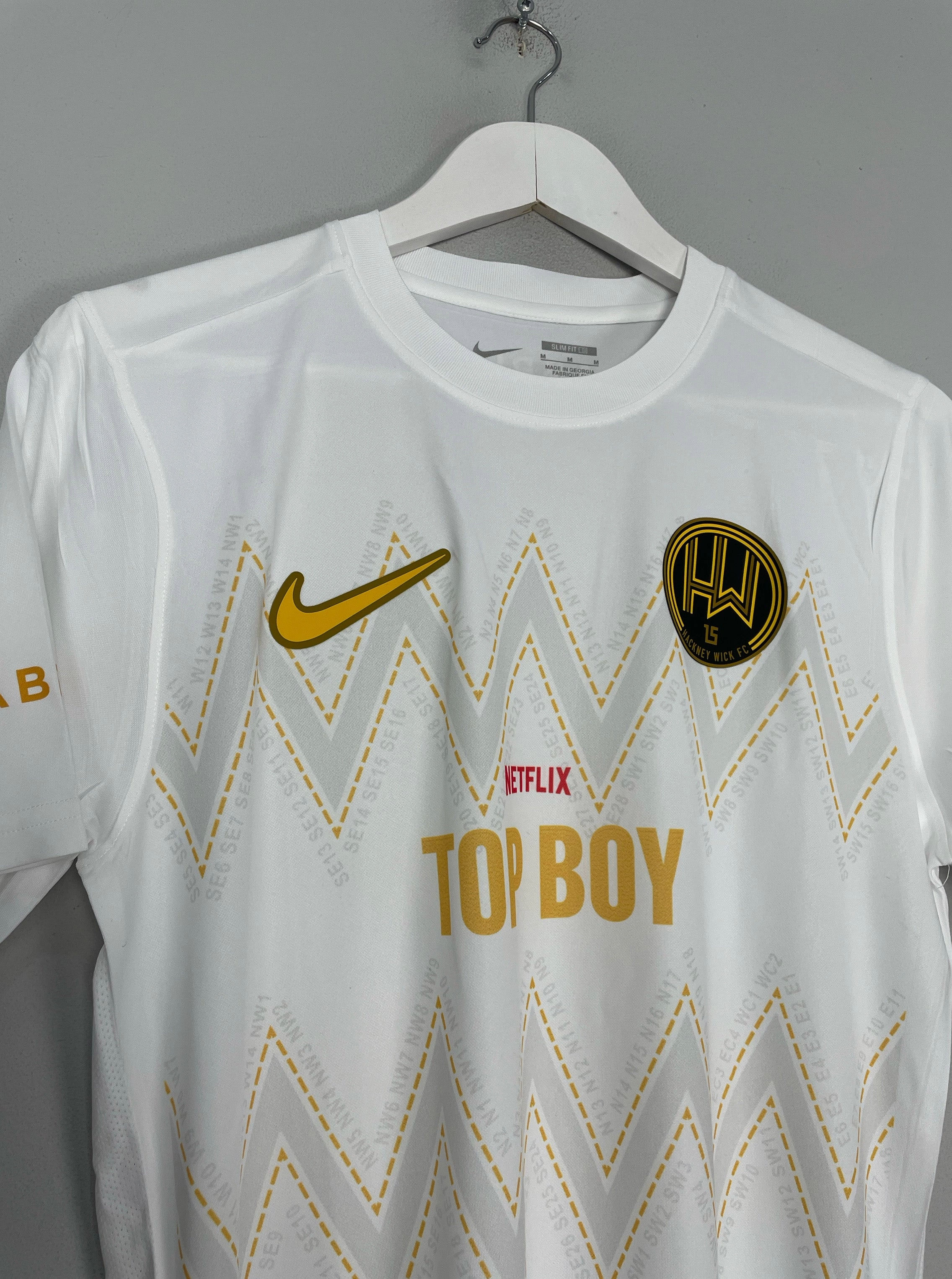 Non Chafe Edging Comfort Optimized Lining 2023/24 HACKNEY WICK X TOP BOY AWAY SHIRT (MULTIPLE SIZES) NIKE