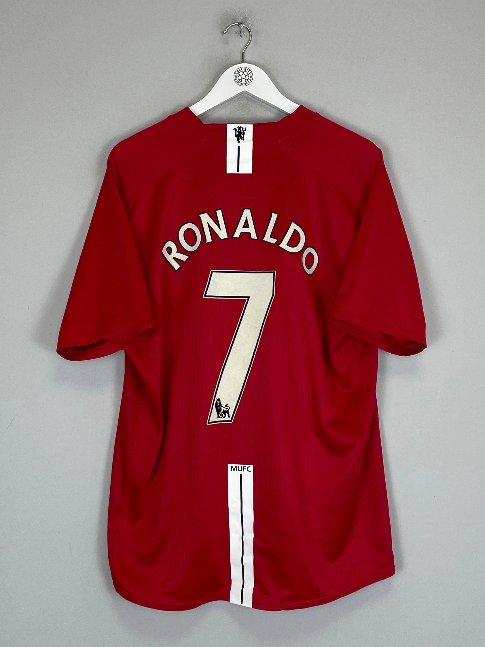 2007/08 MANCHESTER UNITED RONALDO #7 HOME SHIRT (XL) NIKE Sublimation Print Ready