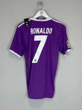 2016/17 REAL MADRID RONALDO #7 *BNWT* AWAY SHIRT (S) ADIDAS Game Look