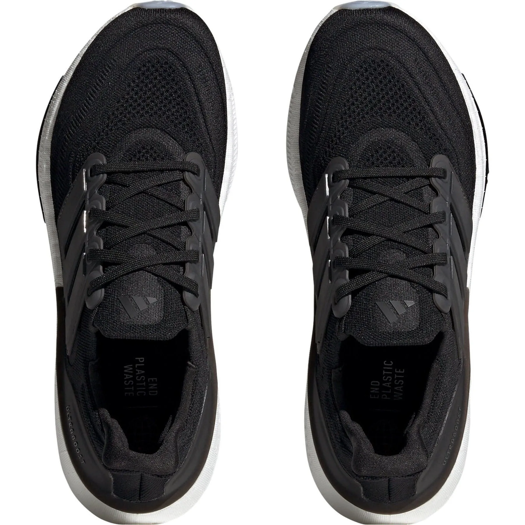 adidas Ultra Boost Light Mens Running Shoes - Black Thermal Regulation Layer Elastic Goring System