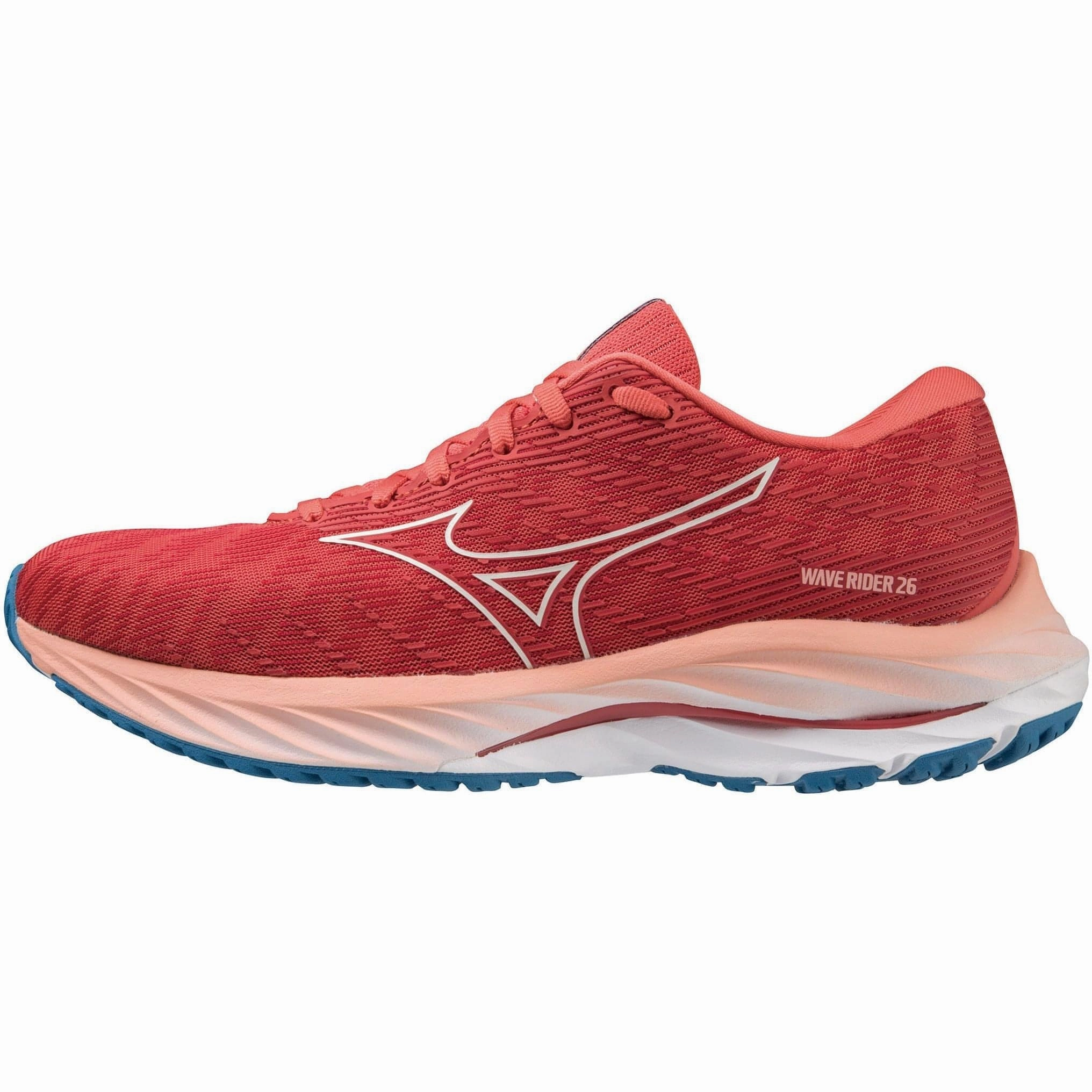Endurance Ready Mizuno Wave Rider 26 Womens Running Shoes - Pink