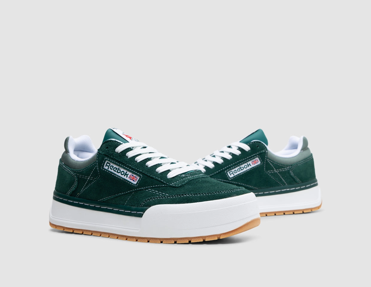 Ultra-soft wear Reebok Club C Megacourt Collegiate Green / Escape Green