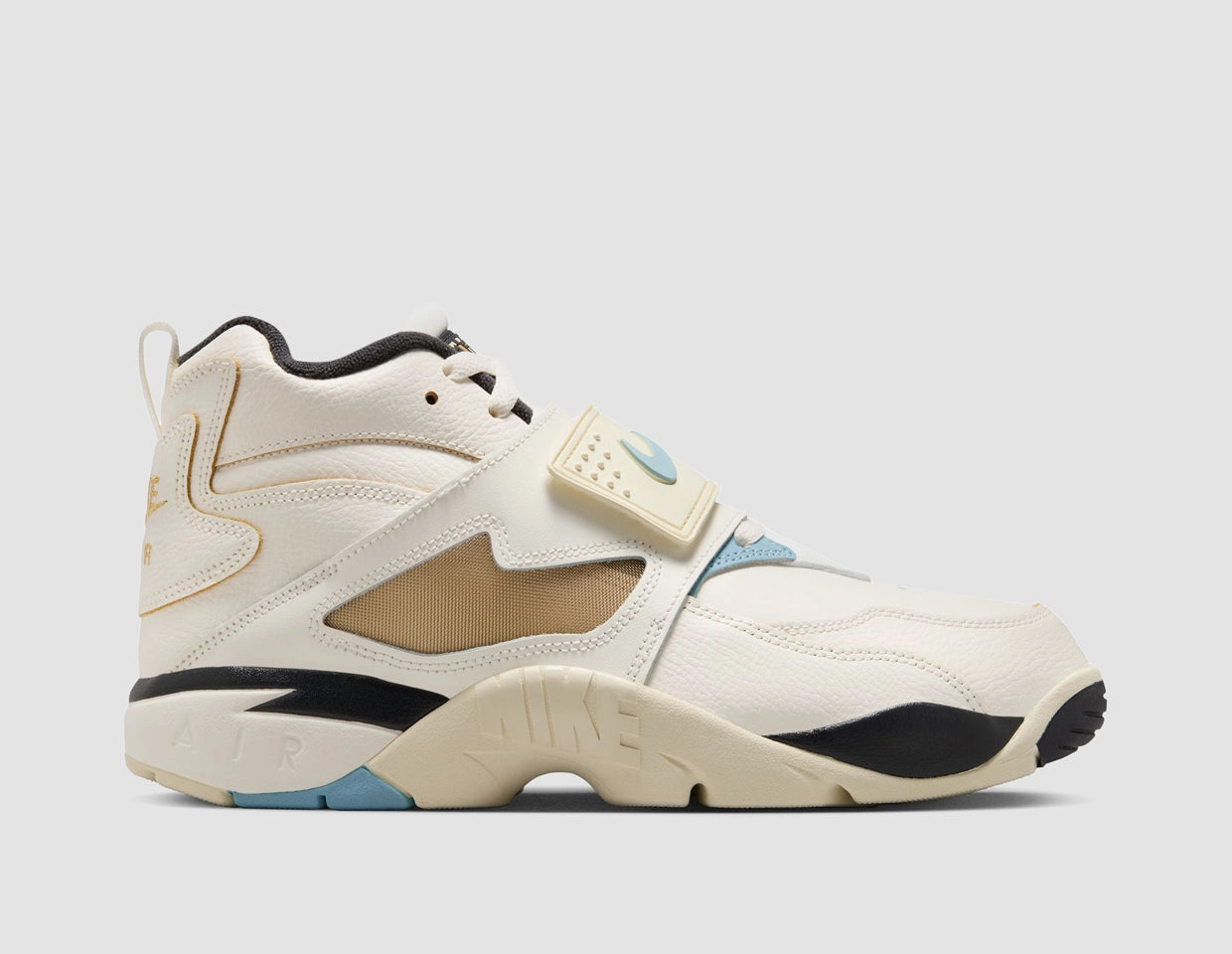 Contemporary Fit Multi terrain Traction Nike Air Diamond Turf 93 Sail / Mica Blue - Coconut Milk