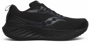 Saucony Triumph 22 Mens Running Shoes - Black Comfortable Footbed