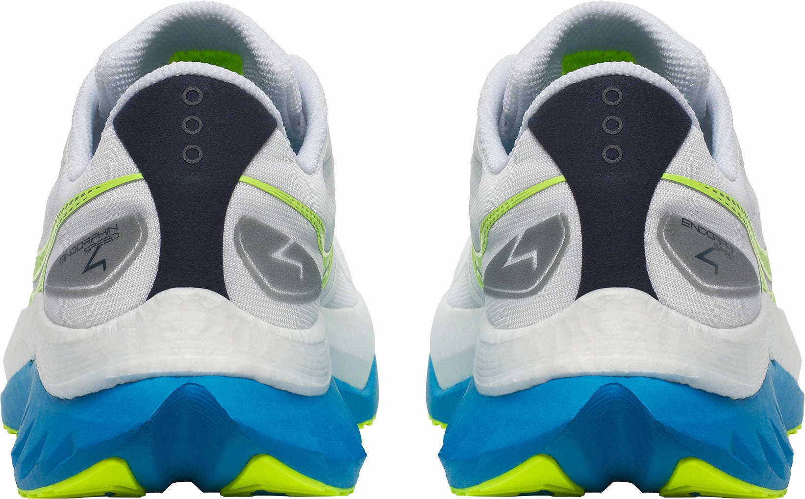 Seamless Uppers Saucony Endorphin Speed 4 Mens Running Shoes - White