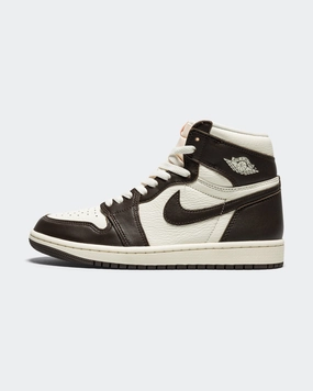 Womens Air Jordan 1 Retro Hi OG - Baroque Brown/Sail-Lt Madder Root Active Wearer