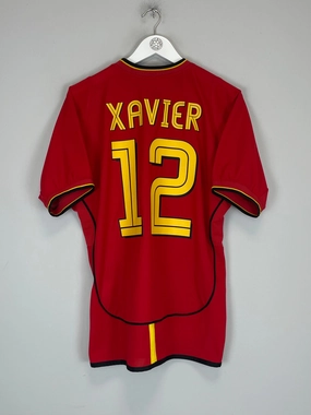 Flexible Drop Shoulder Cut 2002/03 GALATASARAY XAVIER #12 HOME SHIRT (M) UMBRO