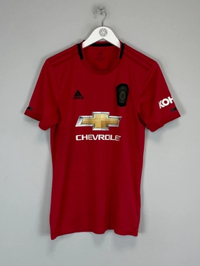 2019/20 MANCHESTER UNITED HOME SHIRT (M) ADIDAS Wrinkle Free Travel Fabric