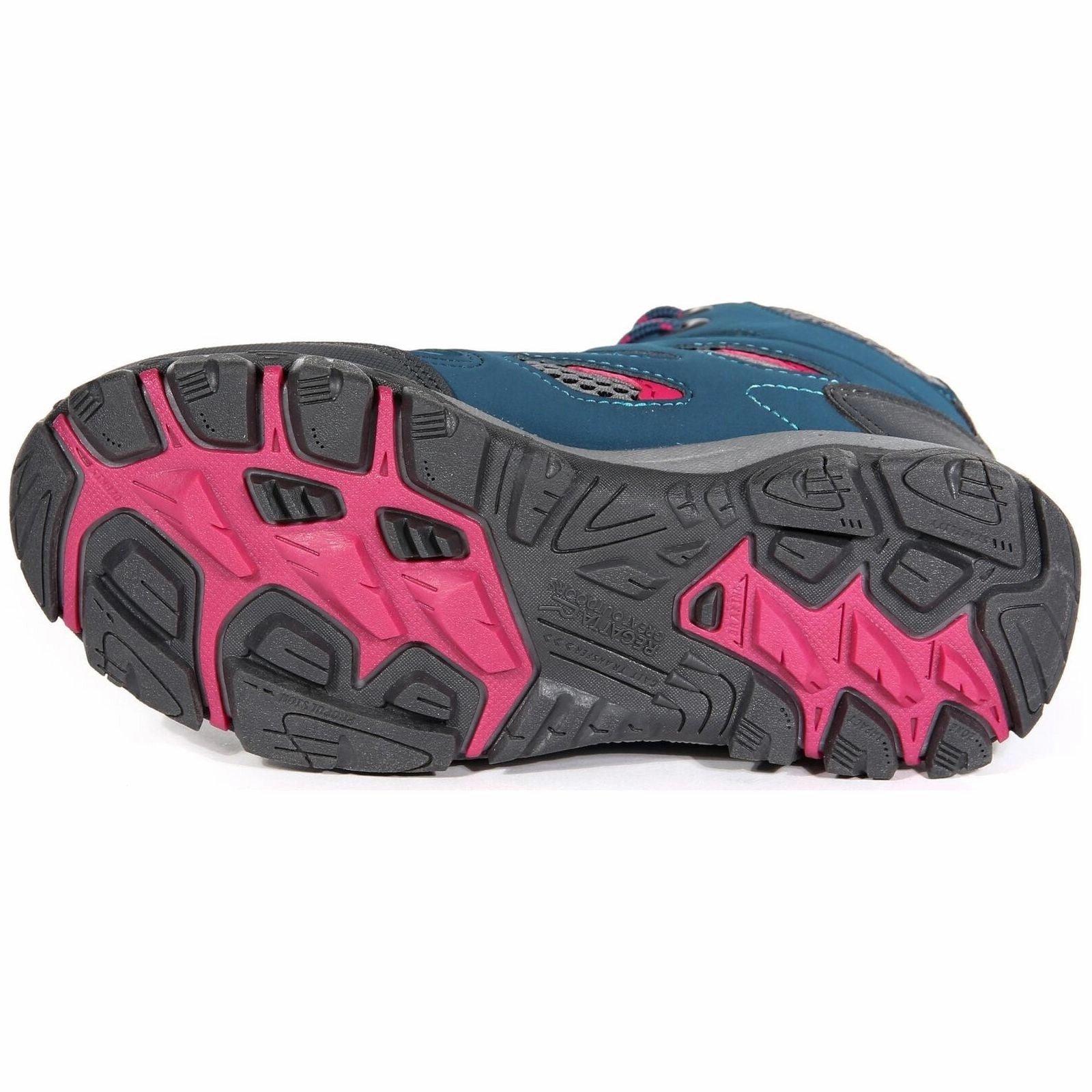 Regatta Holcombe Mid Waterproof Junior Walking Boots - Blue Canyon Path