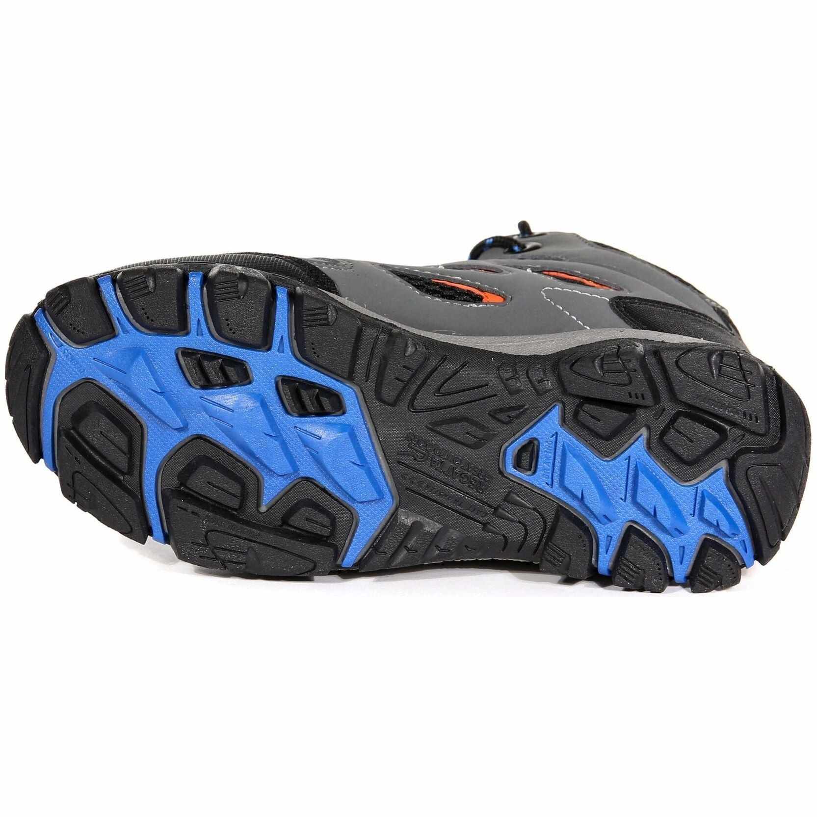 Regatta Holcombe Mid Waterproof Junior Walking Boots - Grey Secure Step