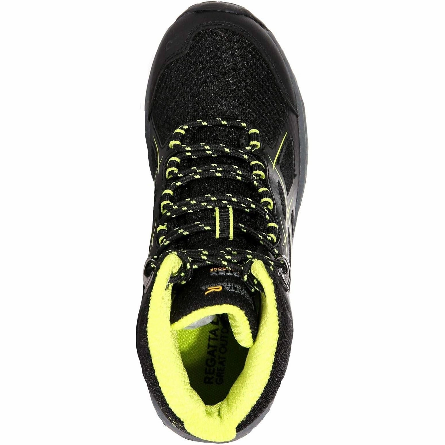 Trail Safety Energy return Regatta Kota Mid Junior Waterproof Walking Boots - Black