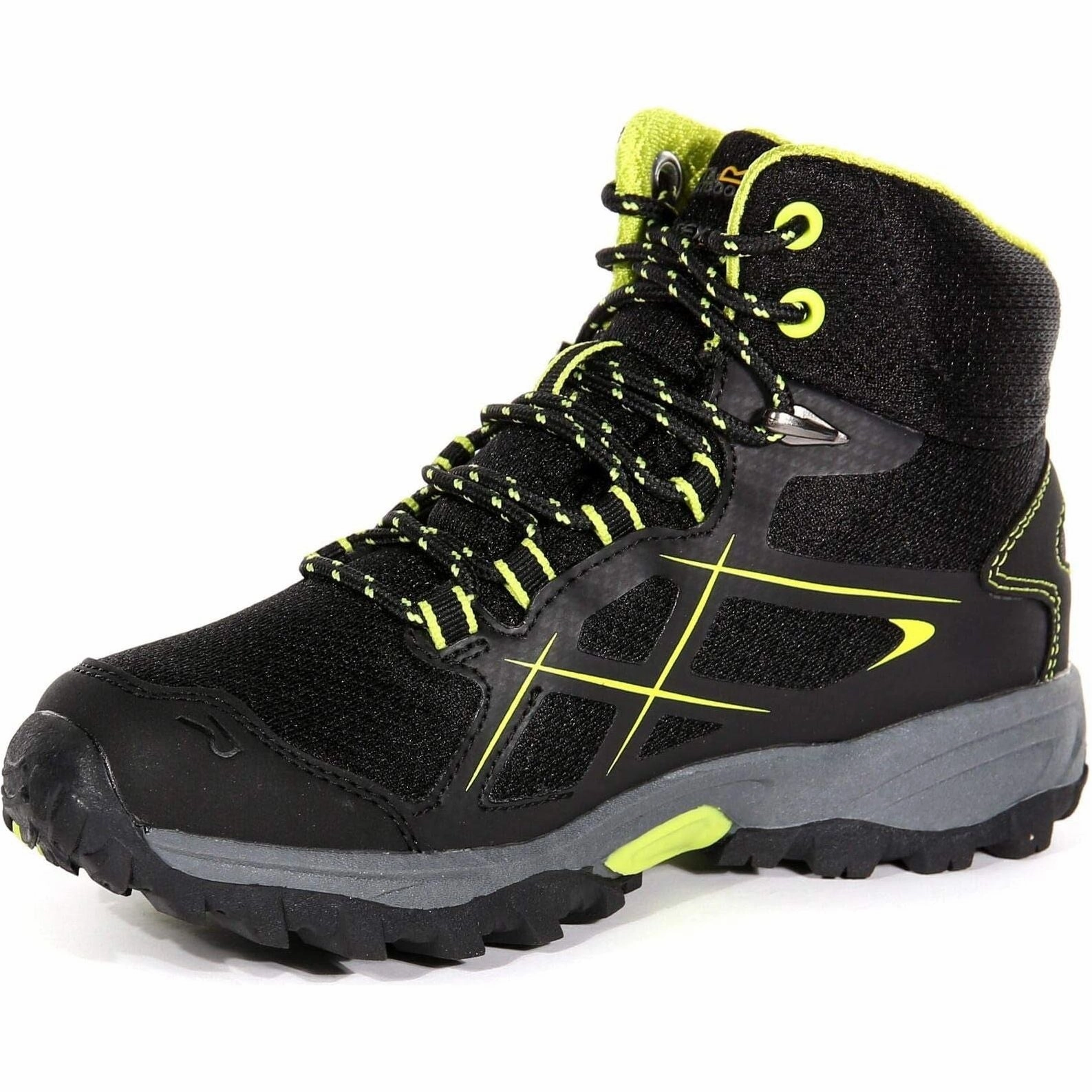 Trail Season Long Distance Boots Regatta Kota Mid Junior Waterproof Walking Boots - Black