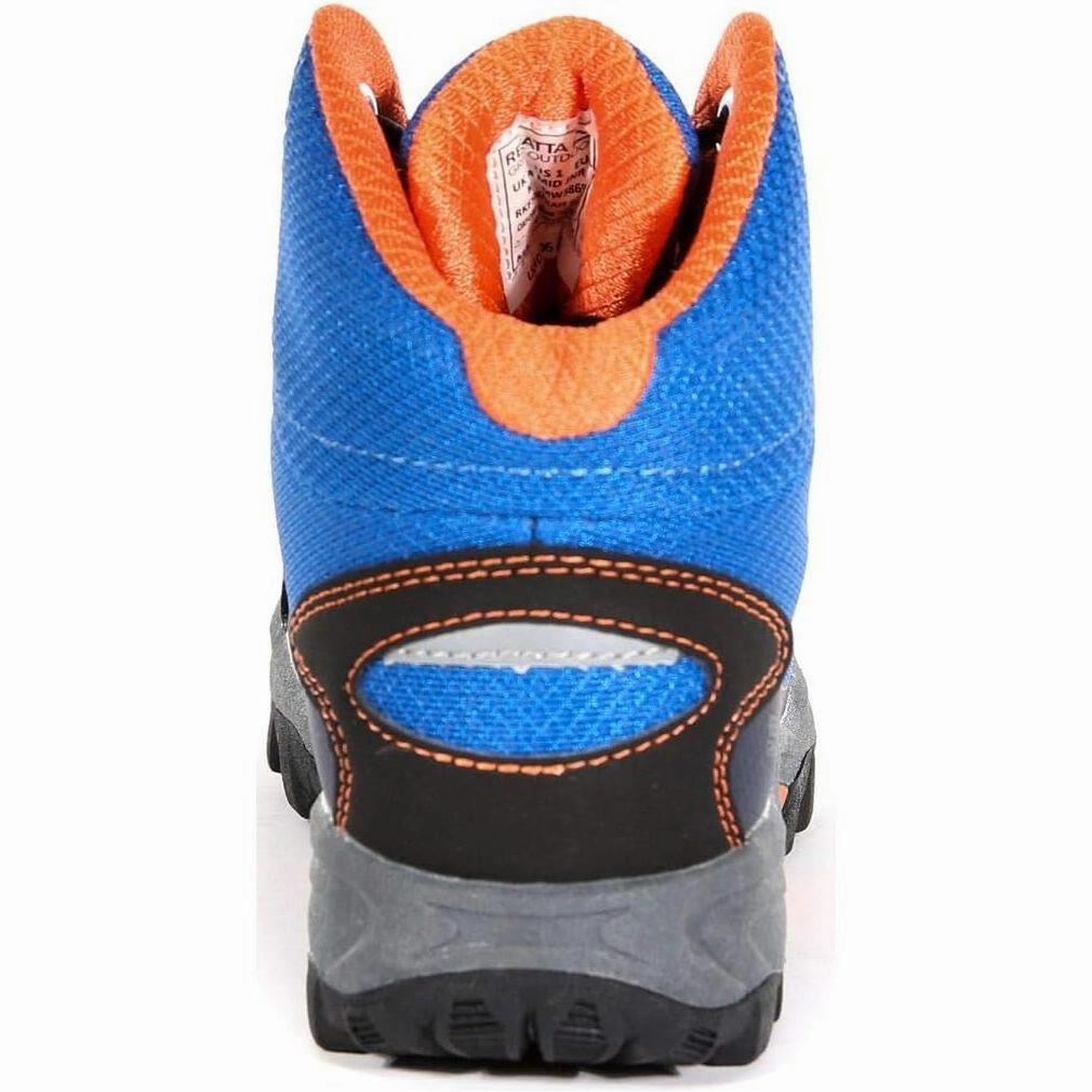 Regatta Kota Mid Junior Waterproof Walking Boots - Blue Rock Solid High Support