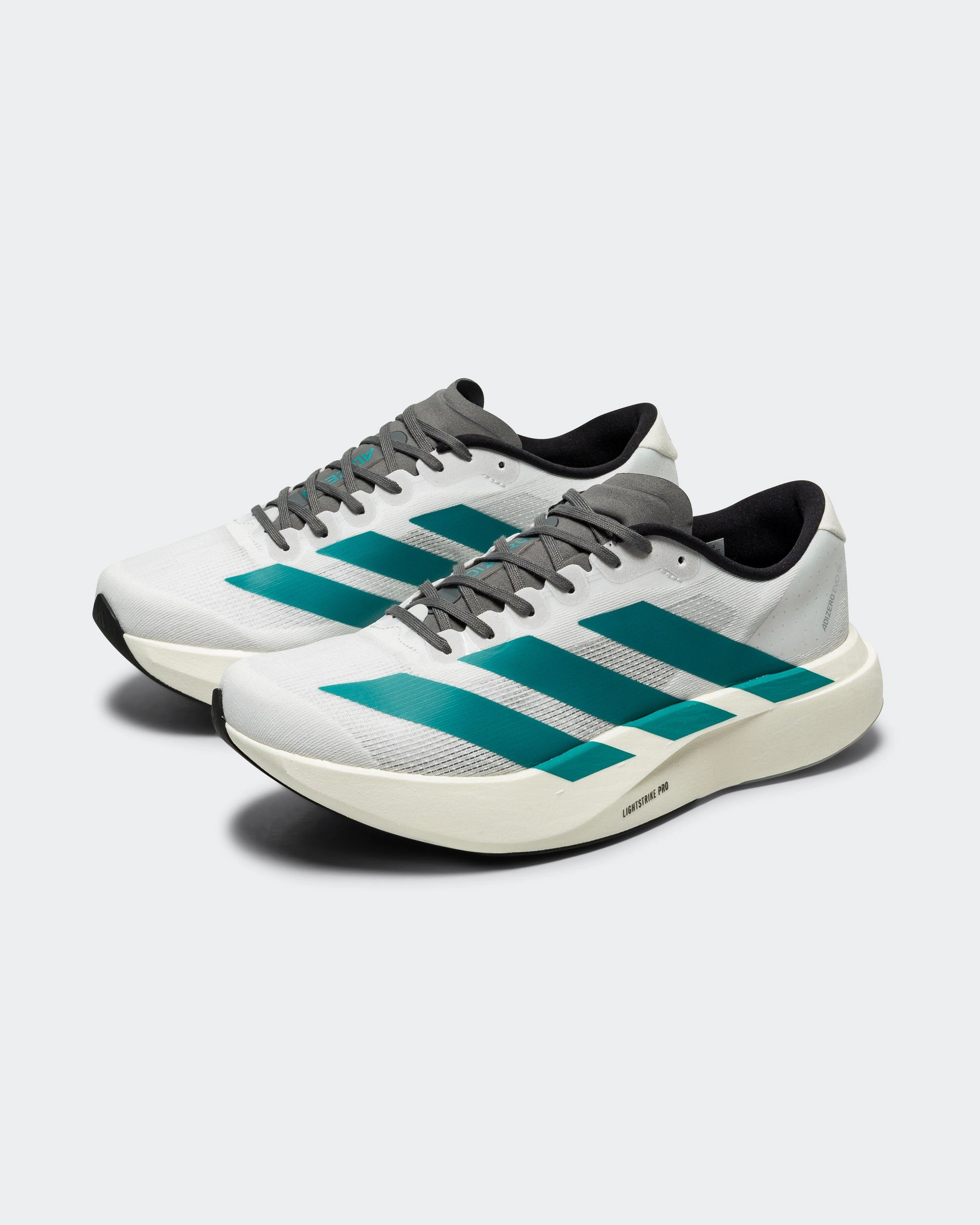 Adizero Evo SL - Footwear White/Pure Tea-Grey Four Precision Stitching