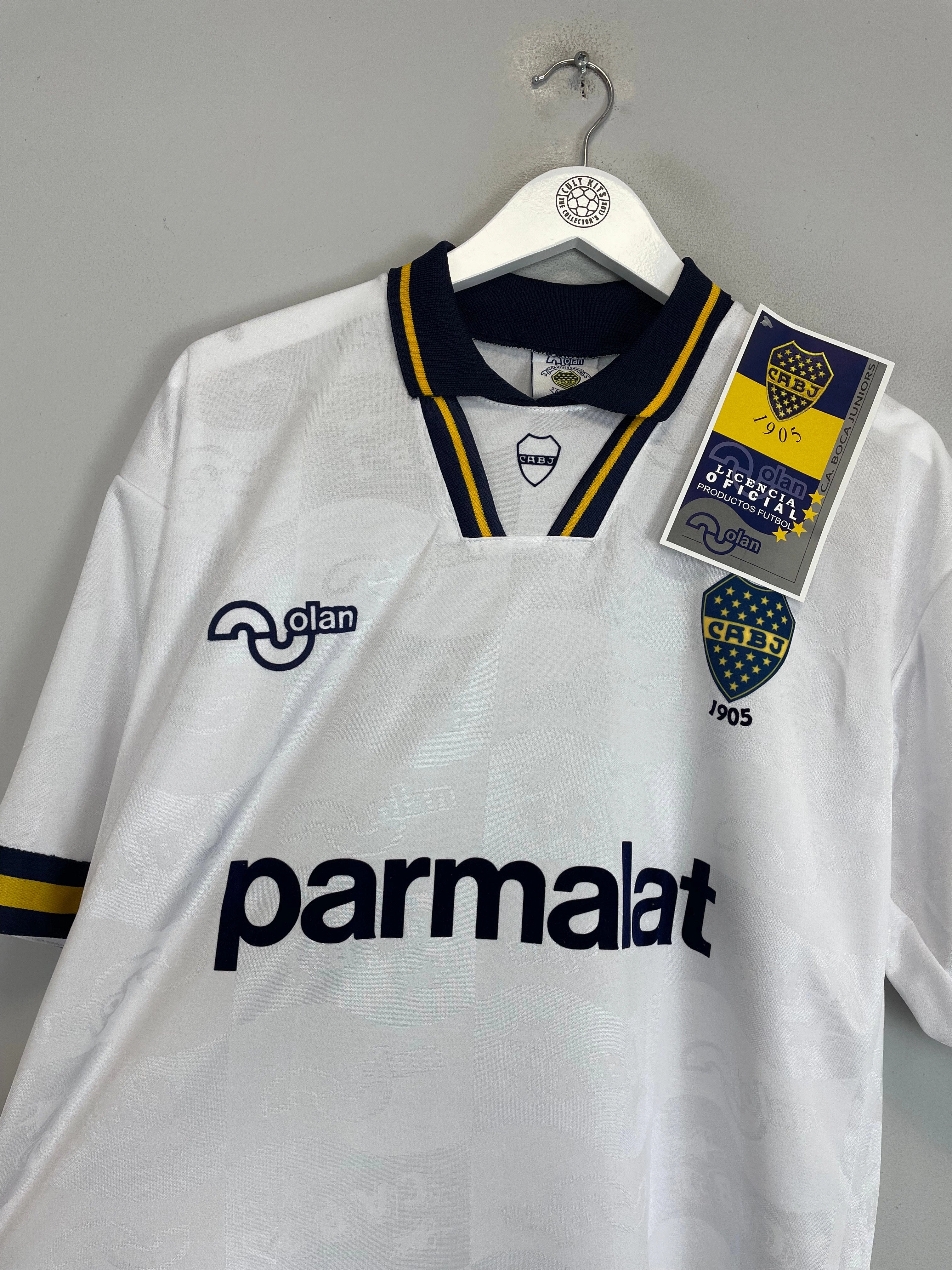 Recycled Material Blend Reinforced Hems 1994/95 Boca Juniors (Maradona) #10 *Reissue* BNWT Away (Multiple Sizes) Olan