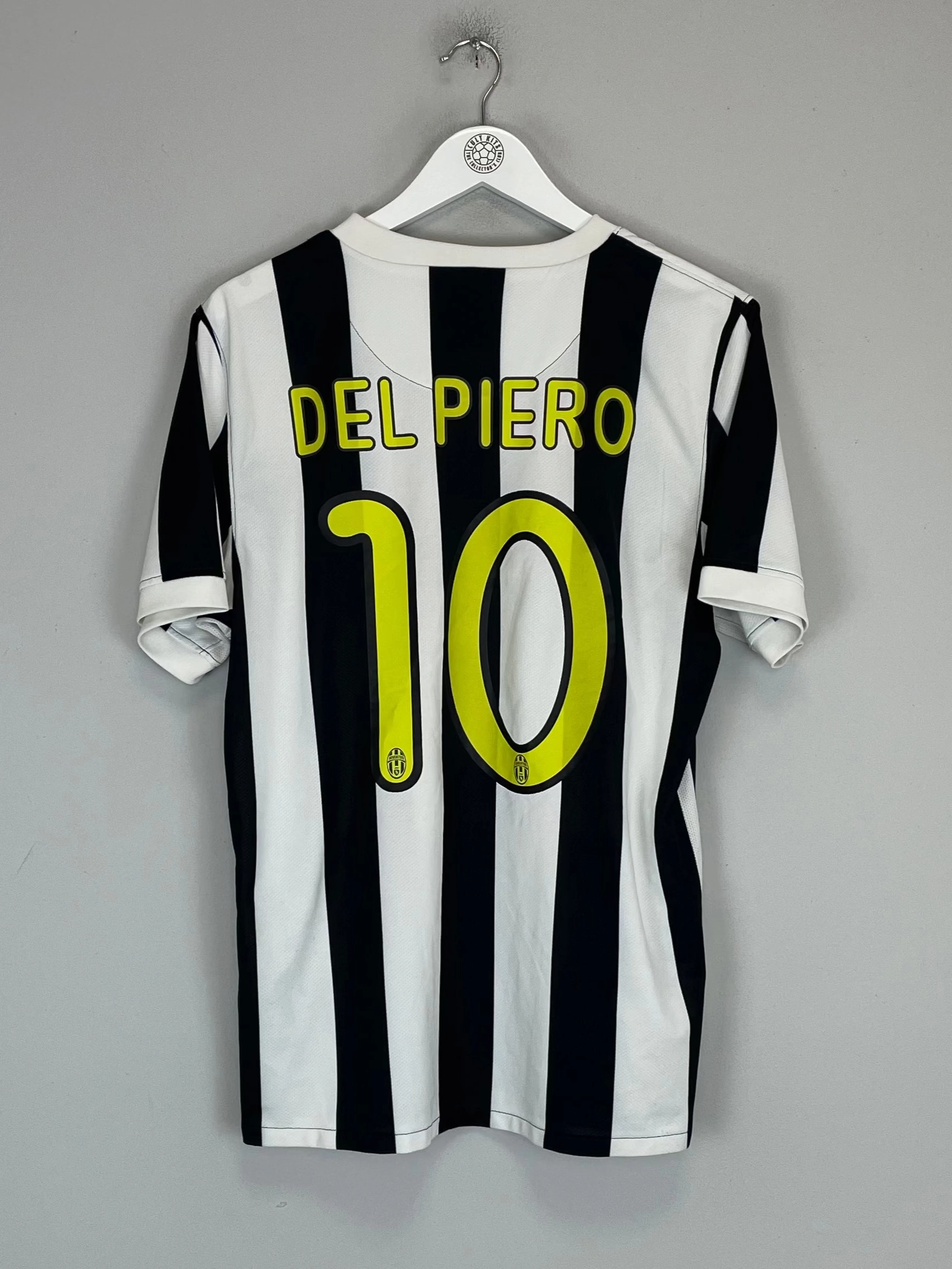 Quick Release Tag 2009/10 JUVENTUS DEL PIERO #10 HOME SHIRT (M) NIKE