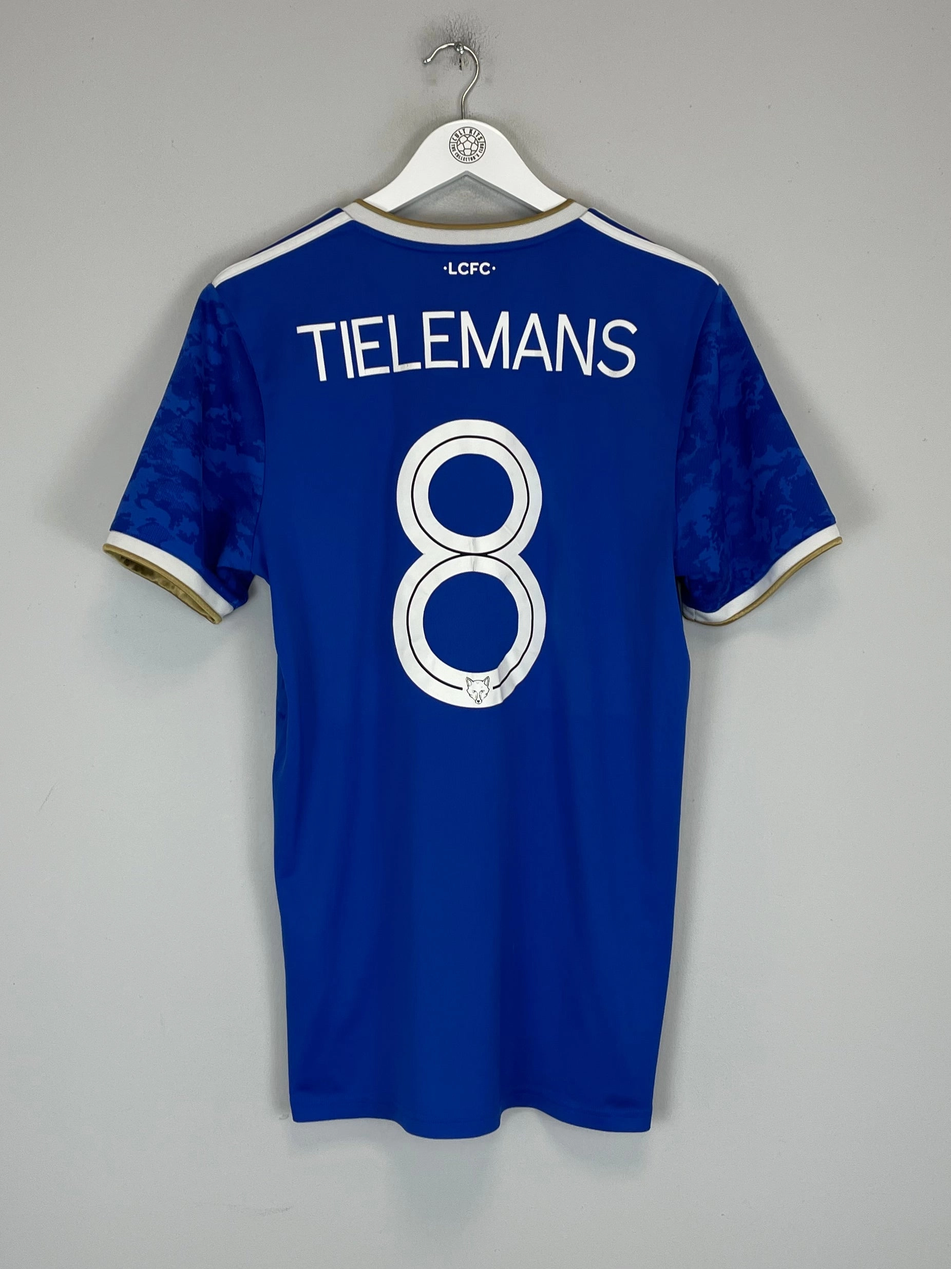 Hypoallergenic Processing Breathable Underarm Gussets 2021/22 LEICESTER CITY TIELEMANS #8 HOME SHIRT (L) ADIDAS